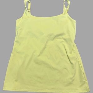 New York & Company Light Yellow Camisole